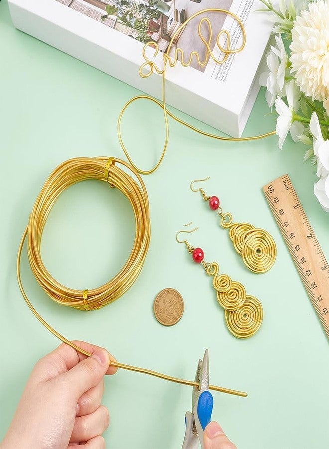 ART IFACT 10 Meters Brass Wire - 19 Gauge (1.016 mm Diameter) - Golden Wire for Jewellery - DIY Jewellery & Artistic - Imitation Jewellery Part - Image 3